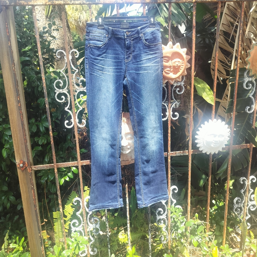 Buckle Black Denim Skinny Jeans 28 X 32